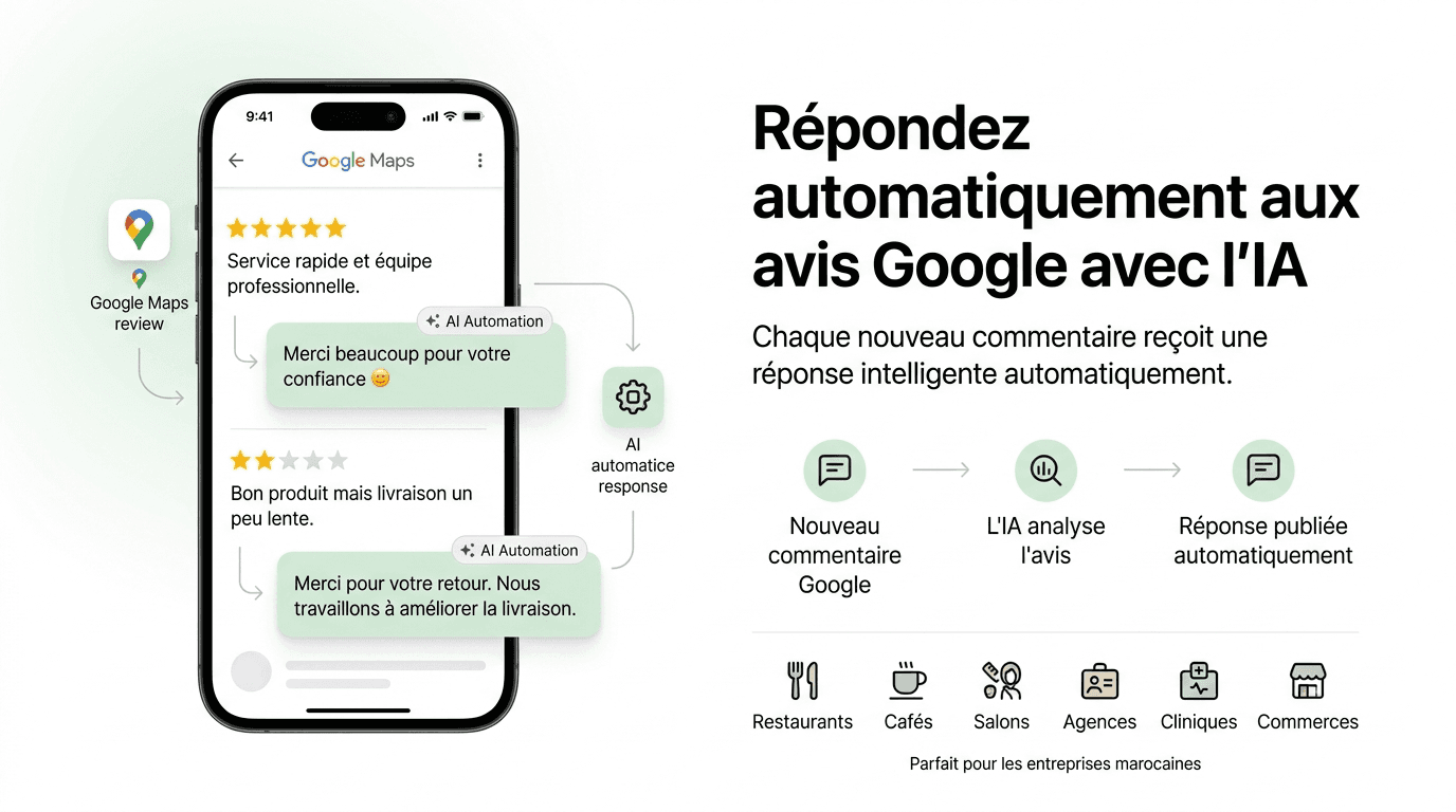 Répondez automatiquement aux avis Google